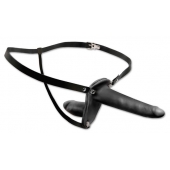 Женский страпон с вагинальной пробкой Double Penetrix Strap-on - 15 см. - Pipedream - купить с доставкой в Мытищах