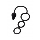 Тройное эрекционное кольцо с анальным хвостом Drop S-size - Erotist Adult Toys - в Мытищах купить с доставкой