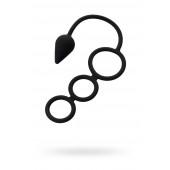 Тройное эрекционное кольцо с анальным хвостом Drop S-size - Erotist Adult Toys - в Мытищах купить с доставкой