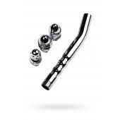 Металлический анальный душ с тремя насадками - ToyFa - купить с доставкой в Мытищах