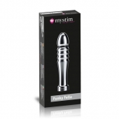 Ребристый фаллоимитатор для электростимуляции Funky Fella Rill Dildo - 13 см. - MyStim - купить с доставкой в Мытищах