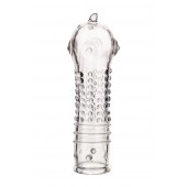 Прозрачная закрытая насадка на пенис TOYFA A-Toys - 14,7 см. - A-toys - в Мытищах купить с доставкой