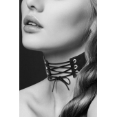 Оригинальный ошейник-чокер со шнуровкой - Bijoux Pour Toi - купить с доставкой в Мытищах
