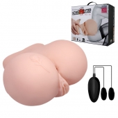 Вагина и анус с вибрацией CrazyBull Vagina and Ass - Baile - в Мытищах купить с доставкой
