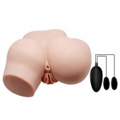 Телесный полуторс с двумя любовными тоннелями и вибрацией - Baile - в Мытищах купить с доставкой