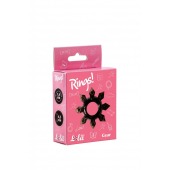 Чёрное эрекционное кольцо Rings Gear - Lola Games - в Мытищах купить с доставкой