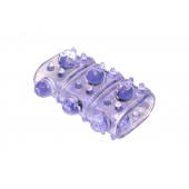 Фиолетовая насадка на пенис Rings Armour - Lola Games - в Мытищах купить с доставкой