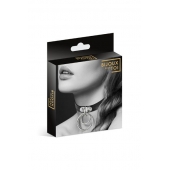 Черный чокер с двумя кольцами - Bijoux Pour Toi - купить с доставкой в Мытищах