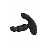 Черный силиконовый стимулятор простаты Levett Nitoc с пультом ДУ - Levett - в Мытищах купить с доставкой