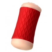 Двухсторонний мастурбатор JOS  NADIN в красном цилиндре - JOS - в Мытищах купить с доставкой