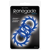 Набор из 3 синих эрекционных колец Renegade Gears - NS Novelties - в Мытищах купить с доставкой
