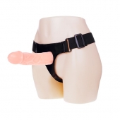 Телесный фаллоимитатор на трусиках Jessica Strap-On - 15,5 см. - Baile - купить с доставкой в Мытищах