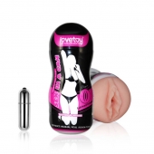 Мастурбатор-вагина Sex In A Can Vibra Vagina Tunnel - Lovetoy - в Мытищах купить с доставкой