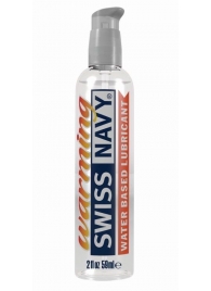 Разогревающий лубрикант на водной основе Swiss Navy Warming Lube - 59 мл. - Swiss navy - купить с доставкой в Мытищах