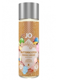Смазка на водной основе Candy Shop Butterscotch с ароматом ирисок - 60 мл. - System JO - купить с доставкой в Мытищах