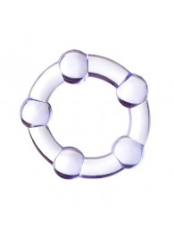 Фиолетовое эрекционное кольцо A-Toys - A-toys - в Мытищах купить с доставкой