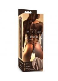 Коричневый мастубратор-вагина Nicole s Kitty - Blush Novelties - в Мытищах купить с доставкой