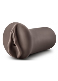 Коричневый мастубратор-вагина Nicole s Kitty - Blush Novelties - в Мытищах купить с доставкой