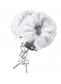 Наручники с белой меховой опушкой - ToyFa - купить с доставкой в Мытищах