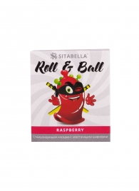 Стимулирующий презерватив-насадка Roll   Ball Raspberry - Sitabella - купить с доставкой в Мытищах