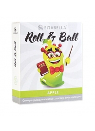 Стимулирующий презерватив-насадка Roll   Ball Apple - Sitabella - купить с доставкой в Мытищах