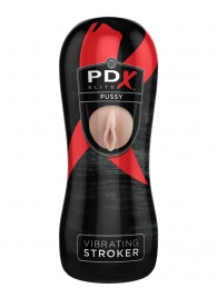 Мастурбатор-вагина Vibrating Pussy Stroker с вибрацией - Pipedream - в Мытищах купить с доставкой