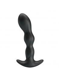 Черный анальный стимулятор простаты с вибрацией Special Anal Massager - 14,5 см. - Baile - в Мытищах купить с доставкой