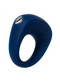 Синее эрекционное кольцо на пенис Satisfyer Ring 2 - Satisfyer - в Мытищах купить с доставкой