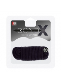 Черная веревка для связывания BONDX LOVE ROPE - 10 м. - Dream Toys - купить с доставкой в Мытищах