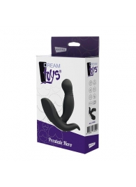 Черный вибромассажер простаты PROSTATE HERO - Dream Toys - в Мытищах купить с доставкой