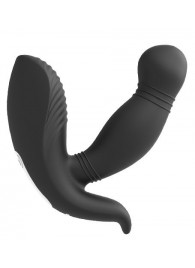 Черный вибромассажер простаты PROSTATE HERO - Dream Toys - в Мытищах купить с доставкой