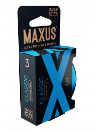 Классические презервативы в железном кейсе MAXUS Classic - 3 шт. - Maxus - купить с доставкой в Мытищах