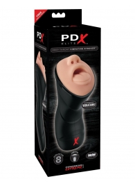 Мастурбатор-ротик Deep Throat Vibrating Stroker - Pipedream - в Мытищах купить с доставкой