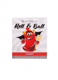 Стимулирующий презерватив-насадка Roll   Ball Cherry - Sitabella - купить с доставкой в Мытищах