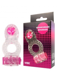 Прозрачное эрекционное кольцо Erowoman-Eroman - Erowoman-Eroman - в Мытищах купить с доставкой