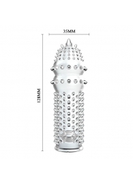 Закрытая прозрачная насадка Crystal sleeve - 14,2 см. - Erowoman-Eroman - в Мытищах купить с доставкой