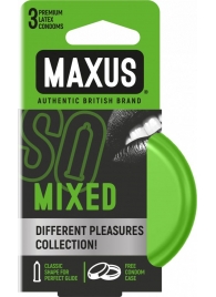 Презервативы в железном кейсе MAXUS Mixed - 3 шт. - Maxus - купить с доставкой в Мытищах