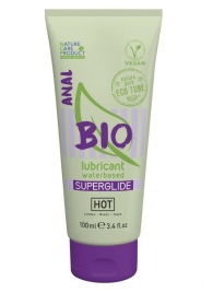 Интимный увлажняющий анальный гель BIO SuperGlide - 100 мл. - HOT - купить с доставкой в Мытищах