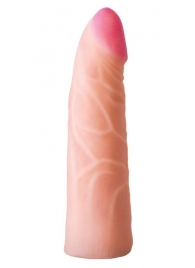 Фаллическая насадка на трусики харнесс - 17,5 см. - LOVETOY (А-Полимер) - купить с доставкой в Мытищах