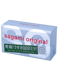Ультратонкие презервативы Sagami Original - 12 шт. - Sagami - купить с доставкой в Мытищах
