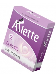 Классические презервативы Arlette Classic - 3 шт. - Arlette - купить с доставкой в Мытищах