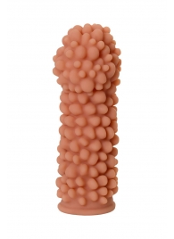 Телесная реалистичная насадка KOKOS Extreme Sleeve 08 с дополнительной стимуляцией - 12,7 см. - KOKOS - в Мытищах купить с доставкой