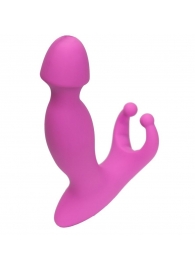 Розовый стимулятор простаты с усиками - 15 см. - 4sexdreaM - в Мытищах купить с доставкой