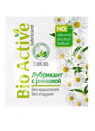 Пробник лубриканта на водной основе Bio Active - 3 гр. - Биоритм - купить с доставкой в Мытищах