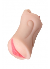 Телесный двусторонний мастурбатор Fruity Tongue - ротик и вагина - ToyFa - в Мытищах купить с доставкой