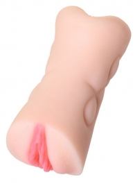 Телесный двусторонний мастурбатор Rich Fruit - вагина и анус - ToyFa - в Мытищах купить с доставкой