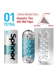 Мастурбатор SPINNER Tetra - Tenga - в Мытищах купить с доставкой