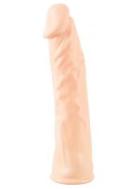 Телесная насадка-удлинитель Silicone Extension - 19 см. - Orion - в Мытищах купить с доставкой