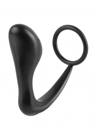 Эрекционное кольцо с анальной пробкой Ass-Gasm Cockring Plug - Pipedream - в Мытищах купить с доставкой