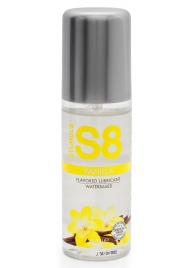 Лубрикант на водной основе Stimul8 Flavored Lube с ванильным ароматом - 125 мл. - Stimul8 - купить с доставкой в Мытищах